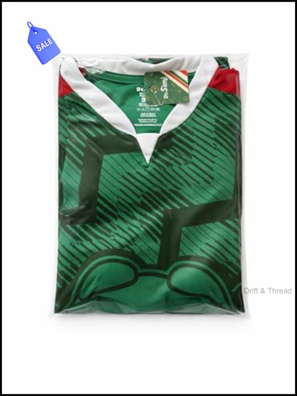 Unisex Adult Jersey-Inspired Soccer T-Shirt V-Neck Short Sleeve Lightweight